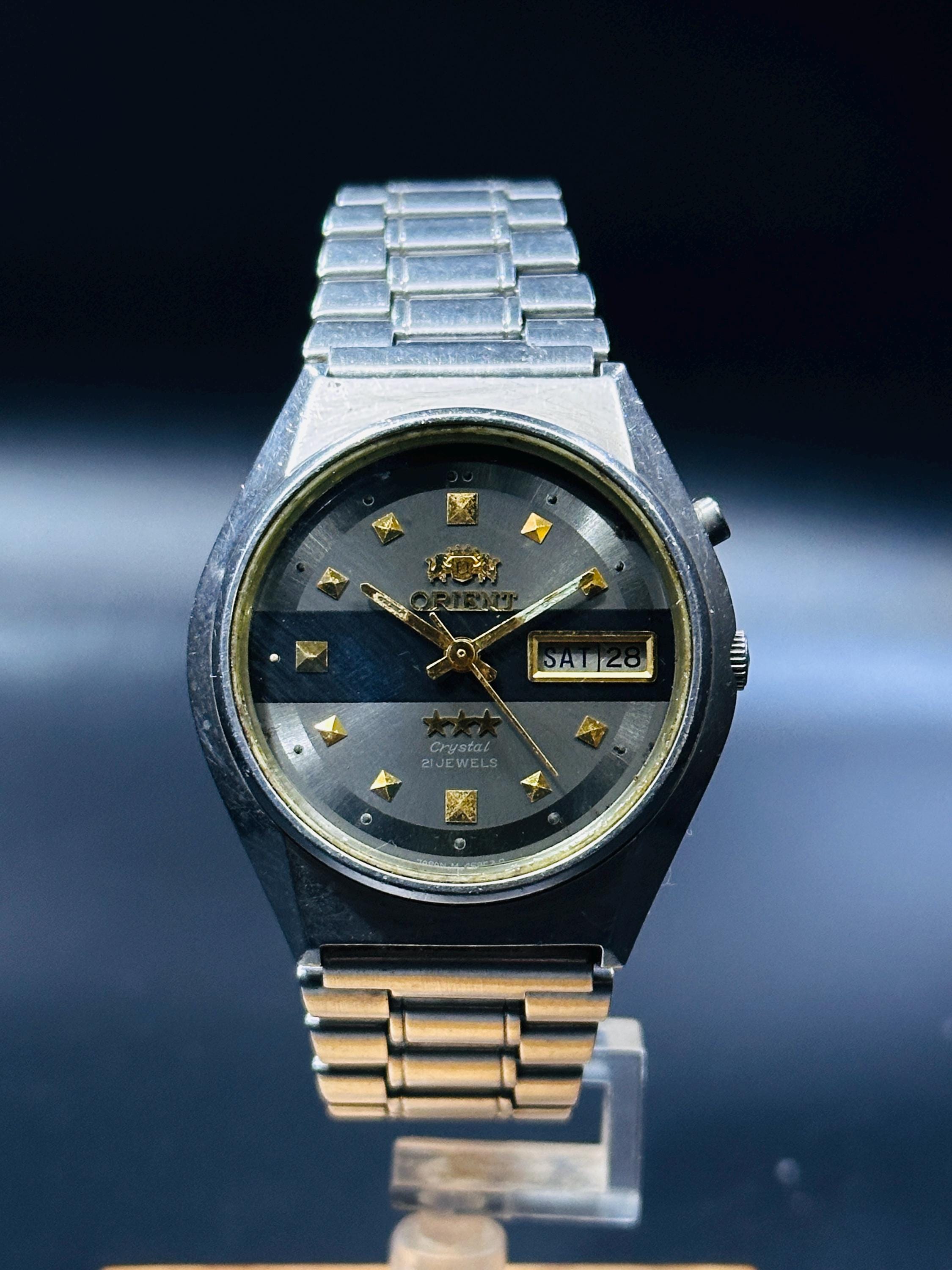 Collectible Watch ORIENT 21 jewels automatic 3 stars with