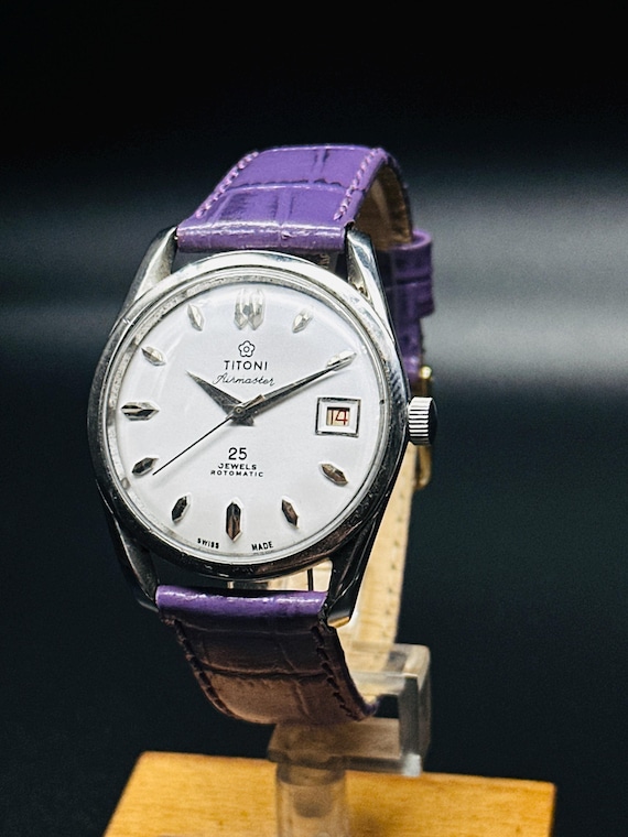 Vintage Titoni Airmaster Rotomatic Men's Watch: Swiss Made