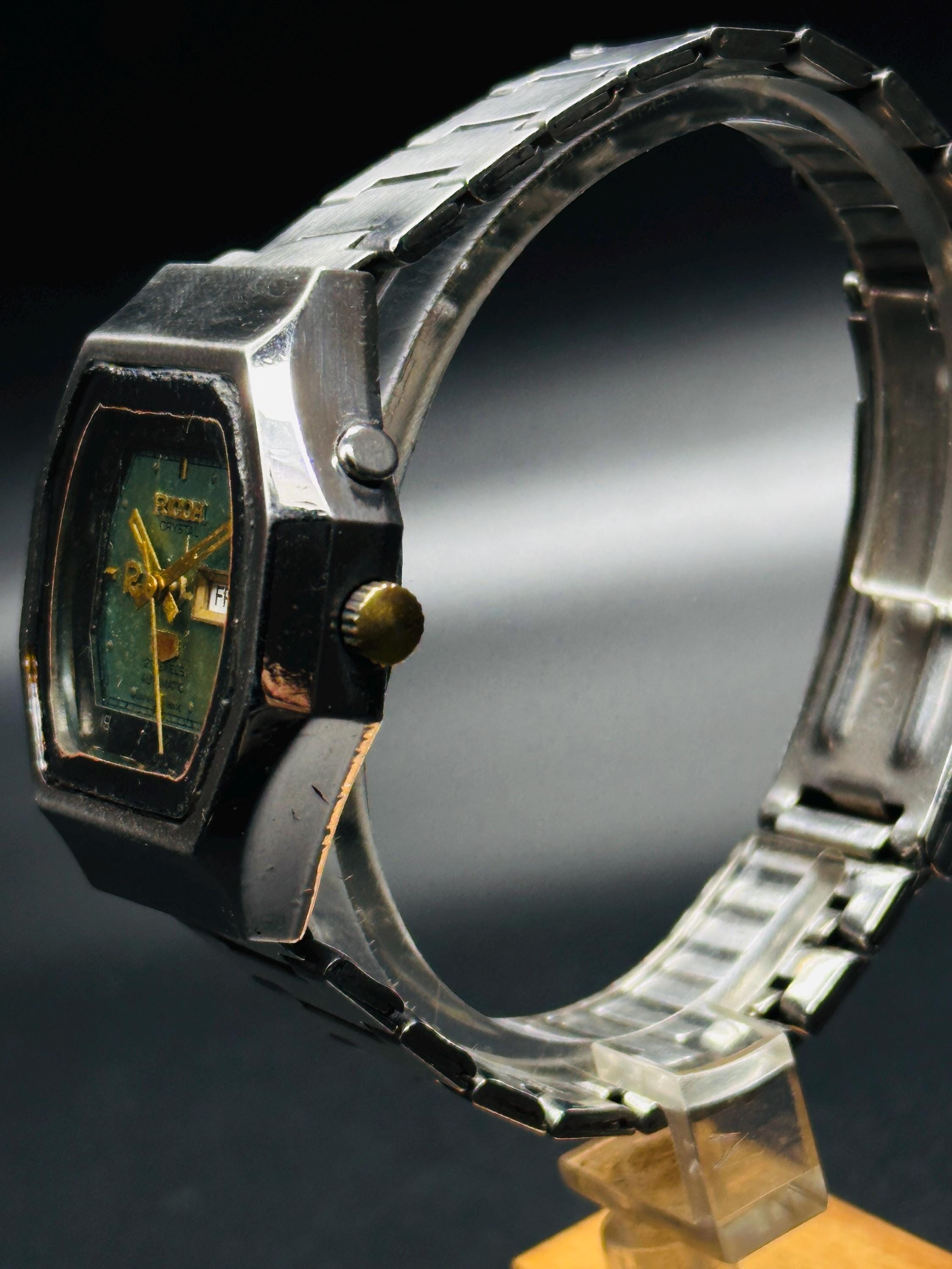 Tio Rico Watch Vintage Rico Automatic Green Dial ,21jewels, Men's Wrist Watch, Japan ...