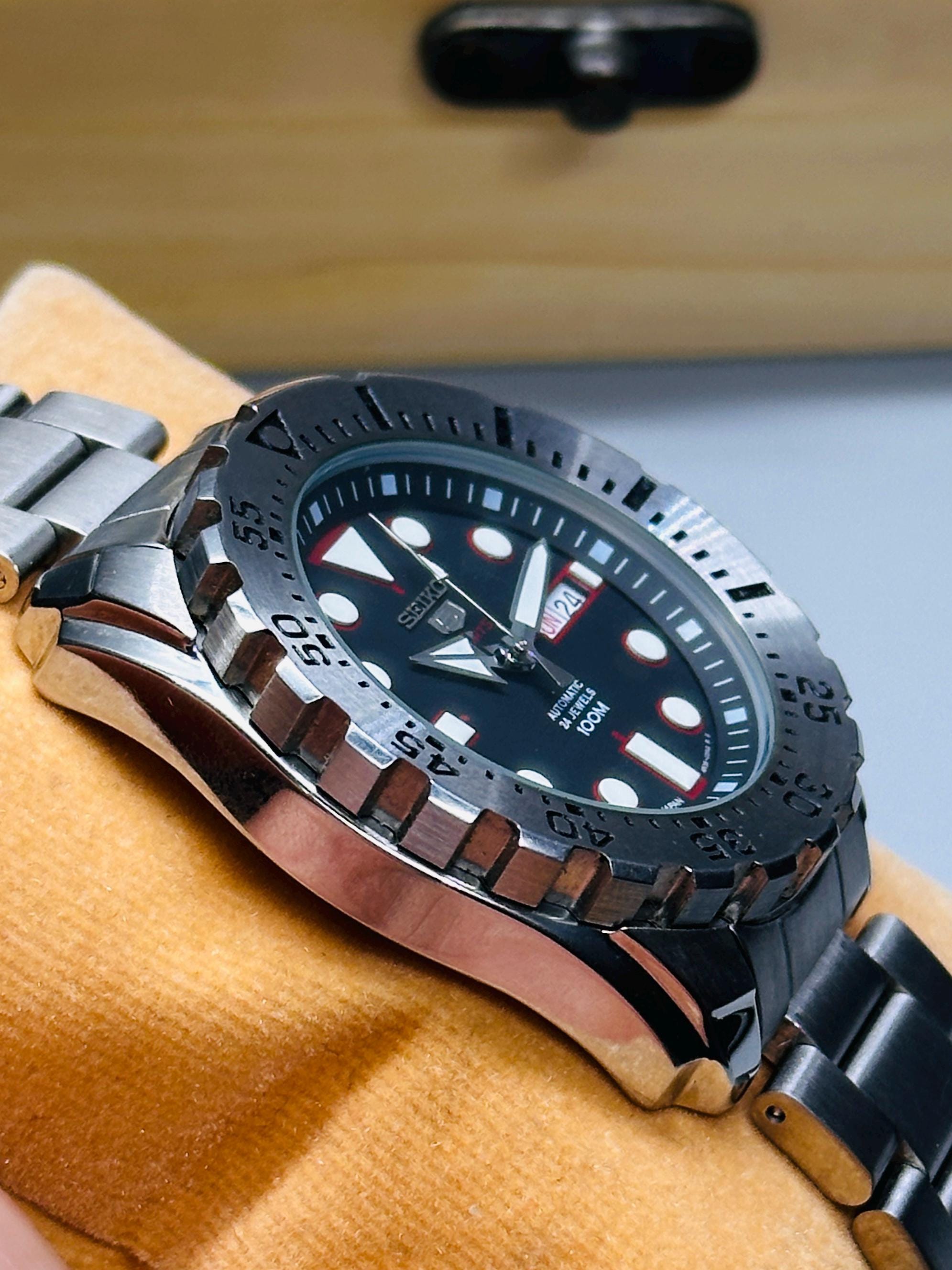 ヴィンテージ セイコー 自動巻きスポーツウォッチ：100m ステンレス