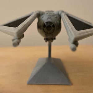 Star Wars Micro Galaxy Squadron TIE Striker flight stand