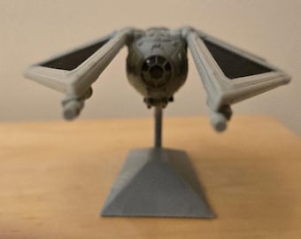 Star Wars Micro Galaxy Squadron TIE Striker flight stand