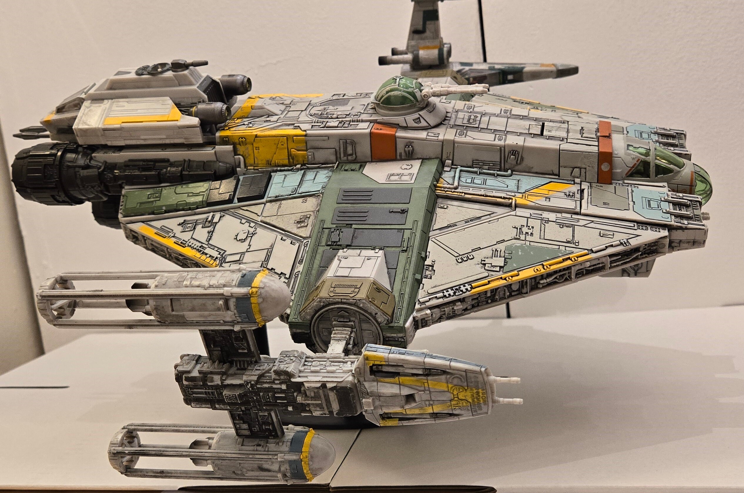 Star Wars Micro Galaxy Squadron Ghost Flight Stand - Etsy