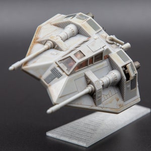 Star Wars Micro Galaxy Squadron Snow Speeder Flight Stand