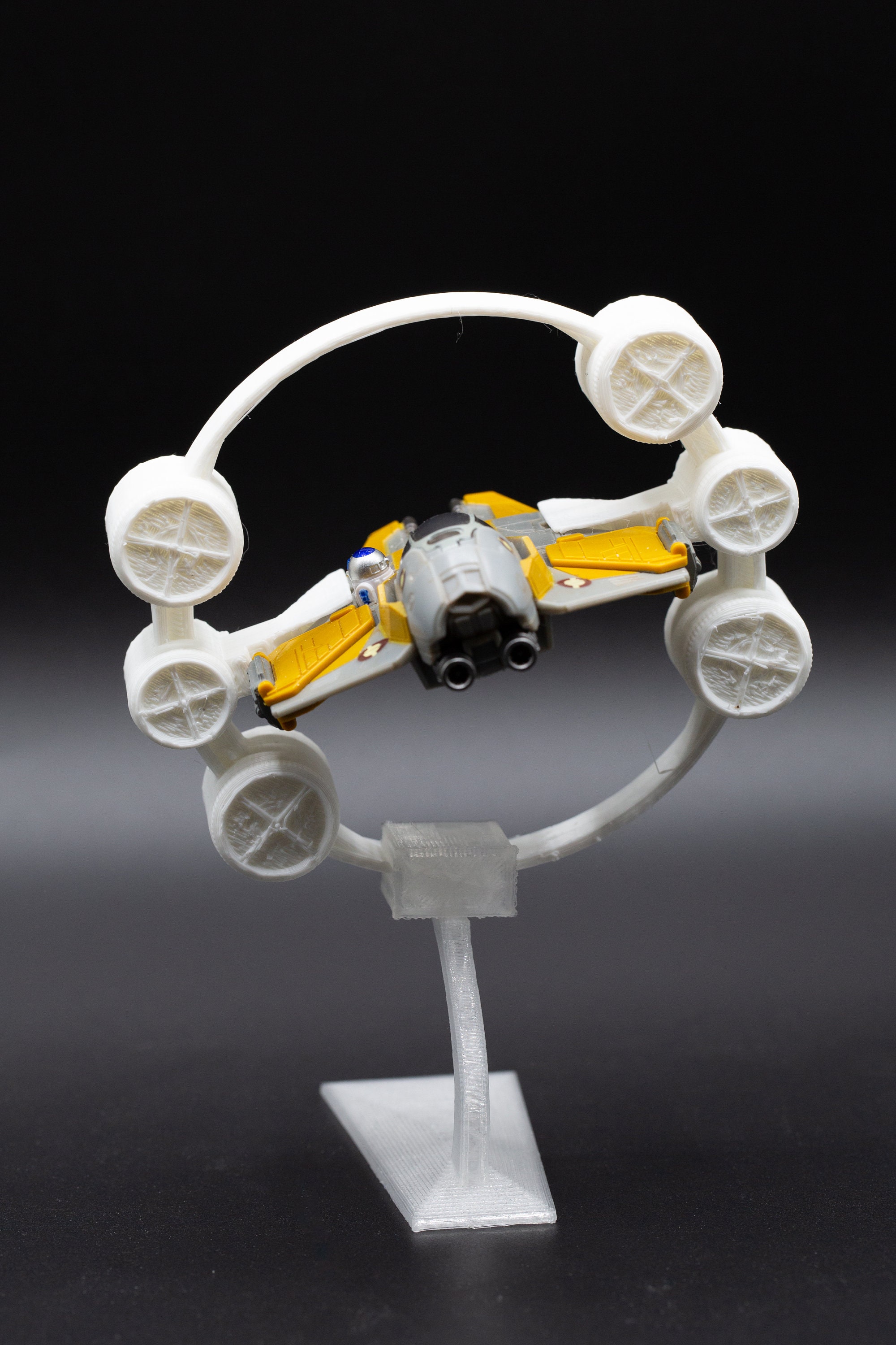 Micro Galaxy Squadron Jedi Interceptor Hyperdrive Ring Etsy