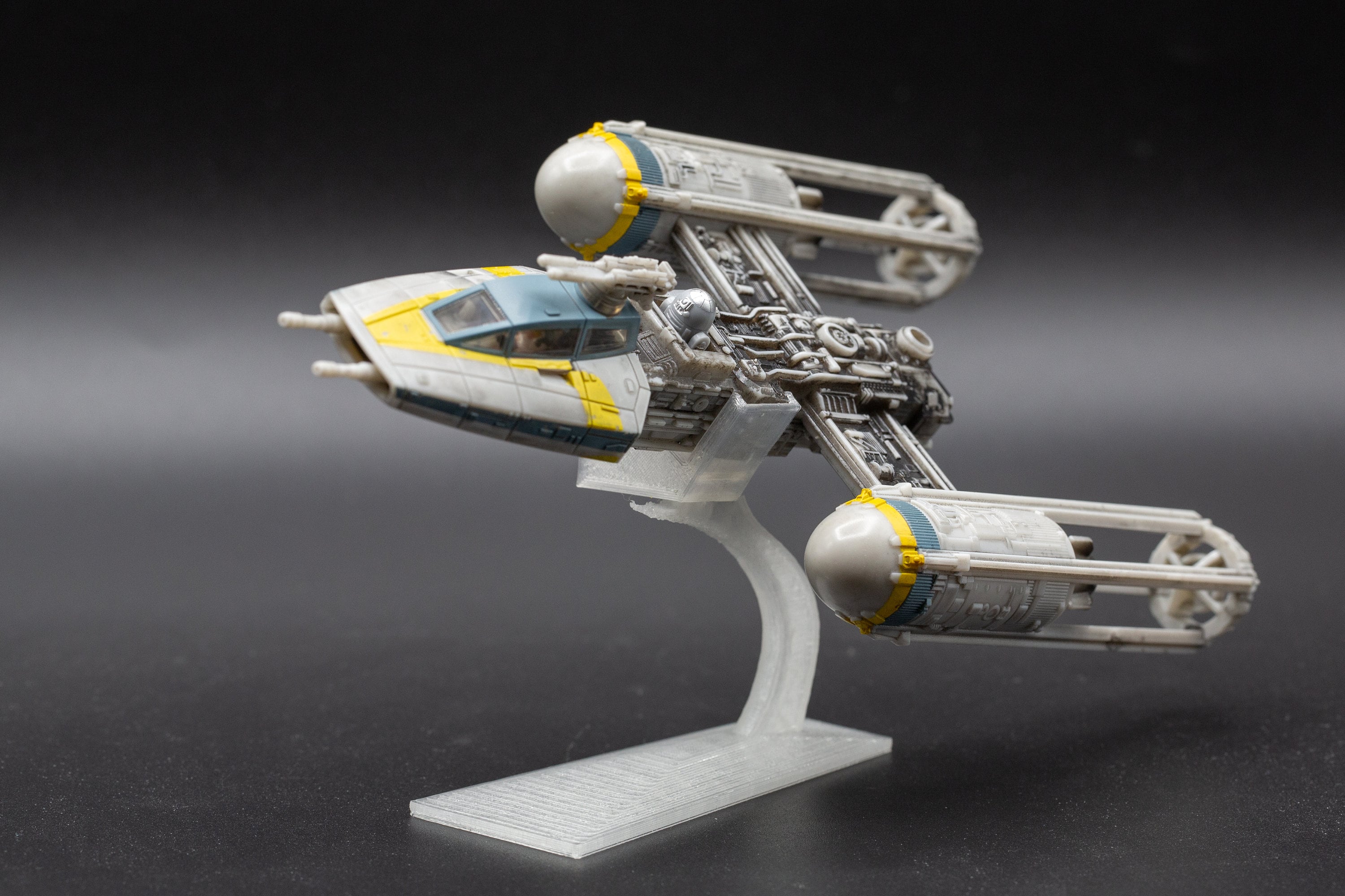Star Wars Micro Galaxy Squadron Y-wing Flight Stand - Etsy