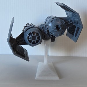 Star Wars Micro Galaxy Squadron TIE Bomber flight stand