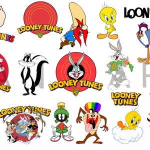 20 Looney Tunes PNG Cut Files  |  Instant Download