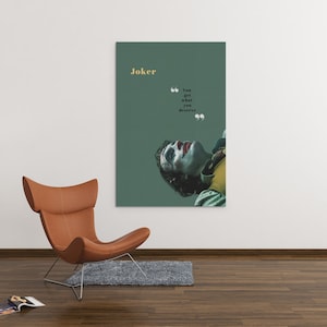 Joker Film Poster|Wall Art|Oscar Gift|Printable Wall Art|Poster|Film Printable Decor|Wall Hanging
