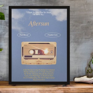 Aftersun Film Poster|Wall Art|Oscar Gift|Printable Wall Art|2023 Poster|Film Printable Decor|Wall Hanging|FilmDecor