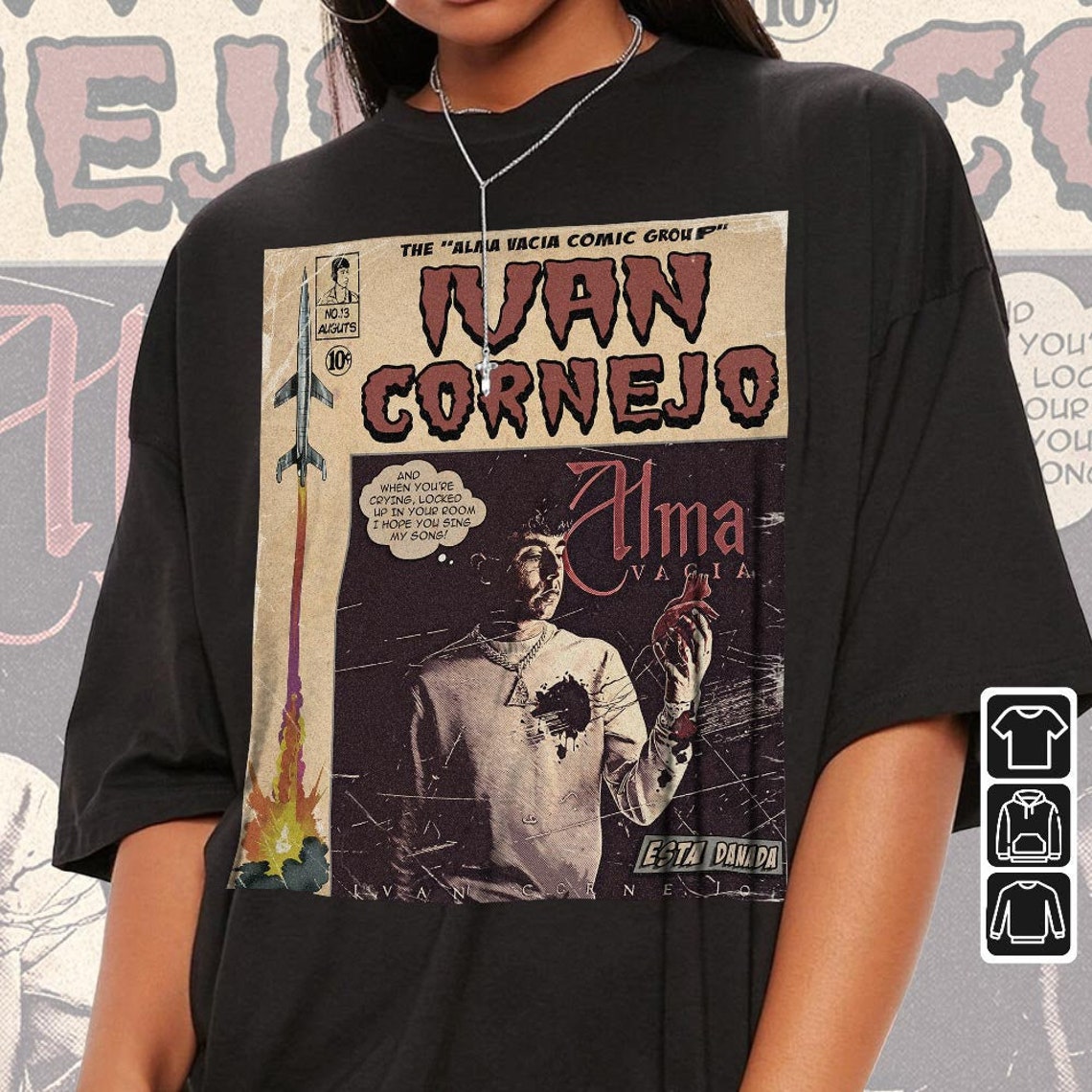 Ivan Cornejo Comic Shirt 90S Vintage Merch Book Art Alma Etsy