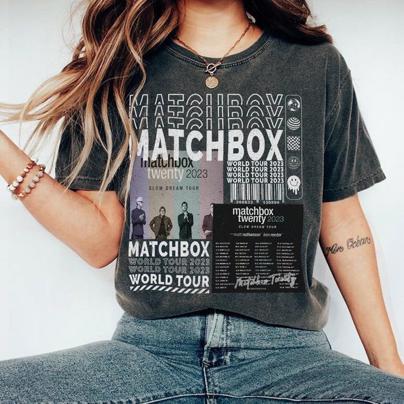 Matchbox Twenty Music Shirt Matchbox 20 Summer 2023 Tour Tee - Etsy