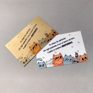 Letreros de aluminio de 10 x 15 cm con opciones de compra. Posibilidad de personalización. A los gatos realmente no les gusta trabajar.