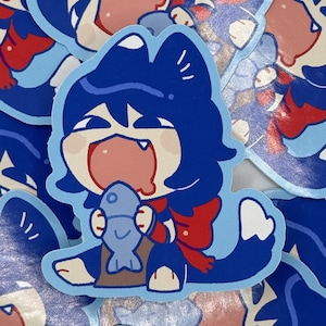 Izutsumi sticker decal, Delicious in dungeon, Dungeon Meshi, Cute sticker
