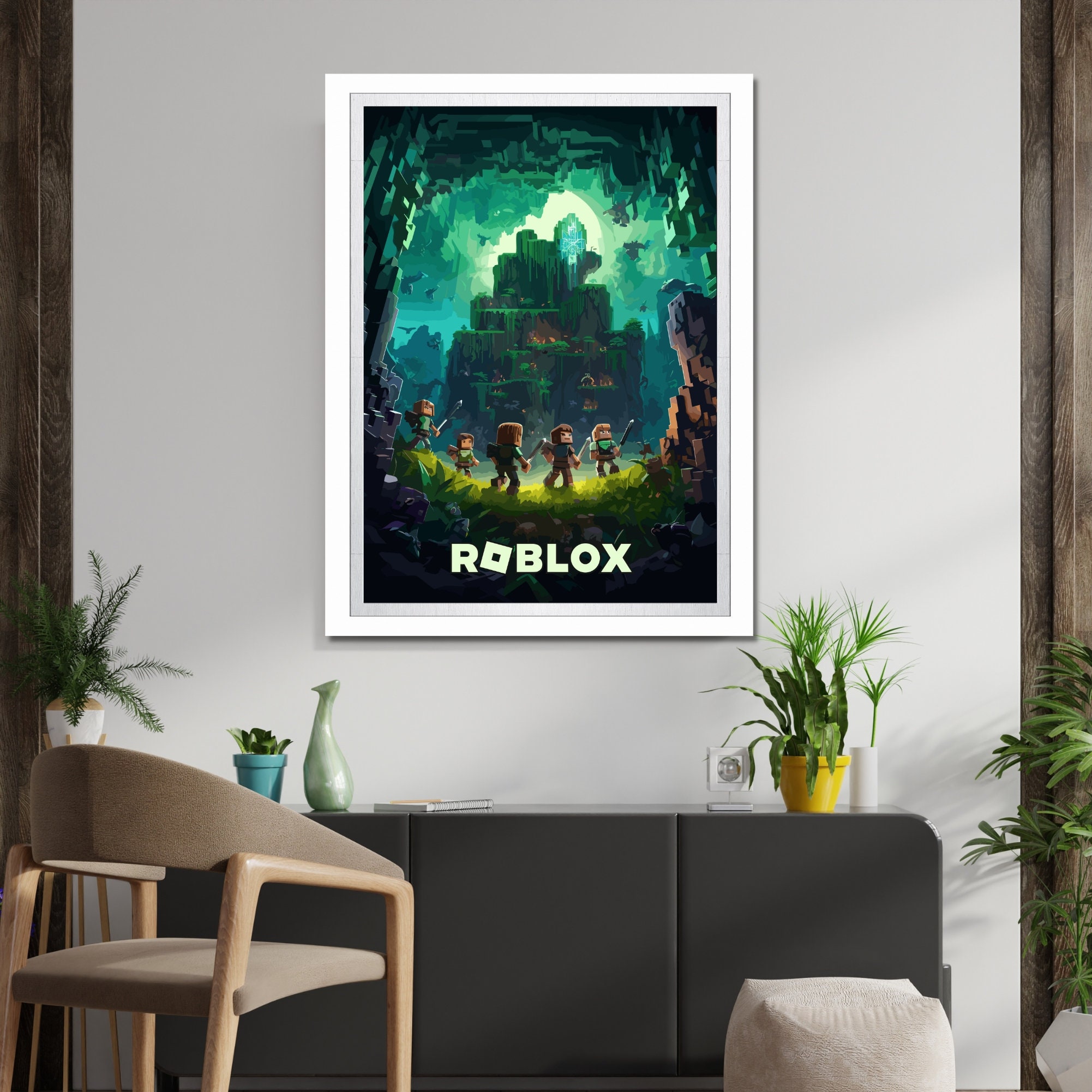 Game R-Roblox Cool one Poster Prints Wall Sticker Painting Bedroom Living  Room Decoration Office Home Self Adhesive - AliExpress