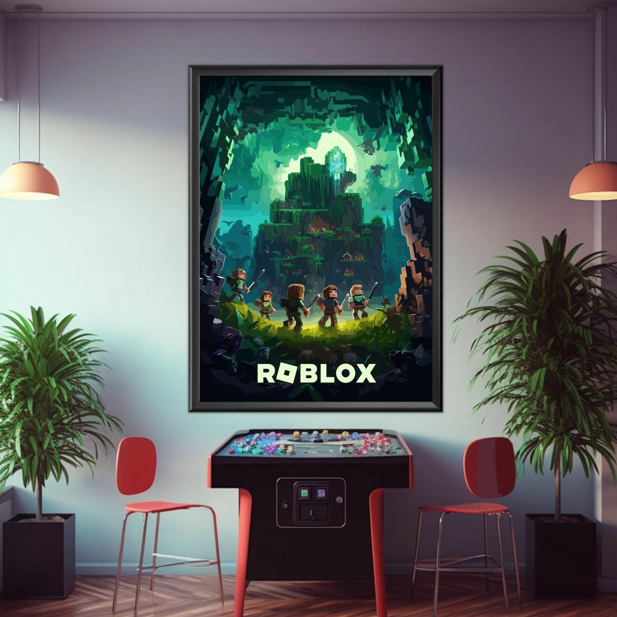 ROBLOX ONLINE GAME POSTER A4 PRINT