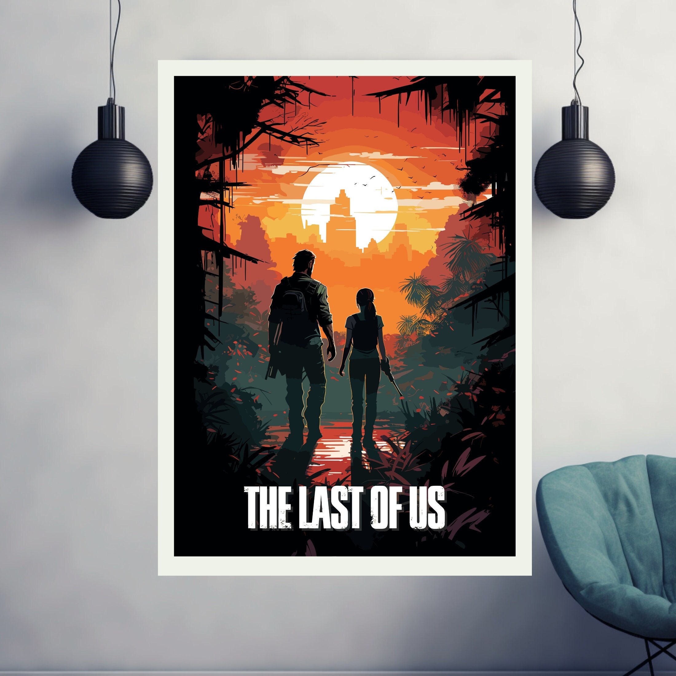 Art Print Promo Poster HBO The Last of Us SARAH Series sci-fi