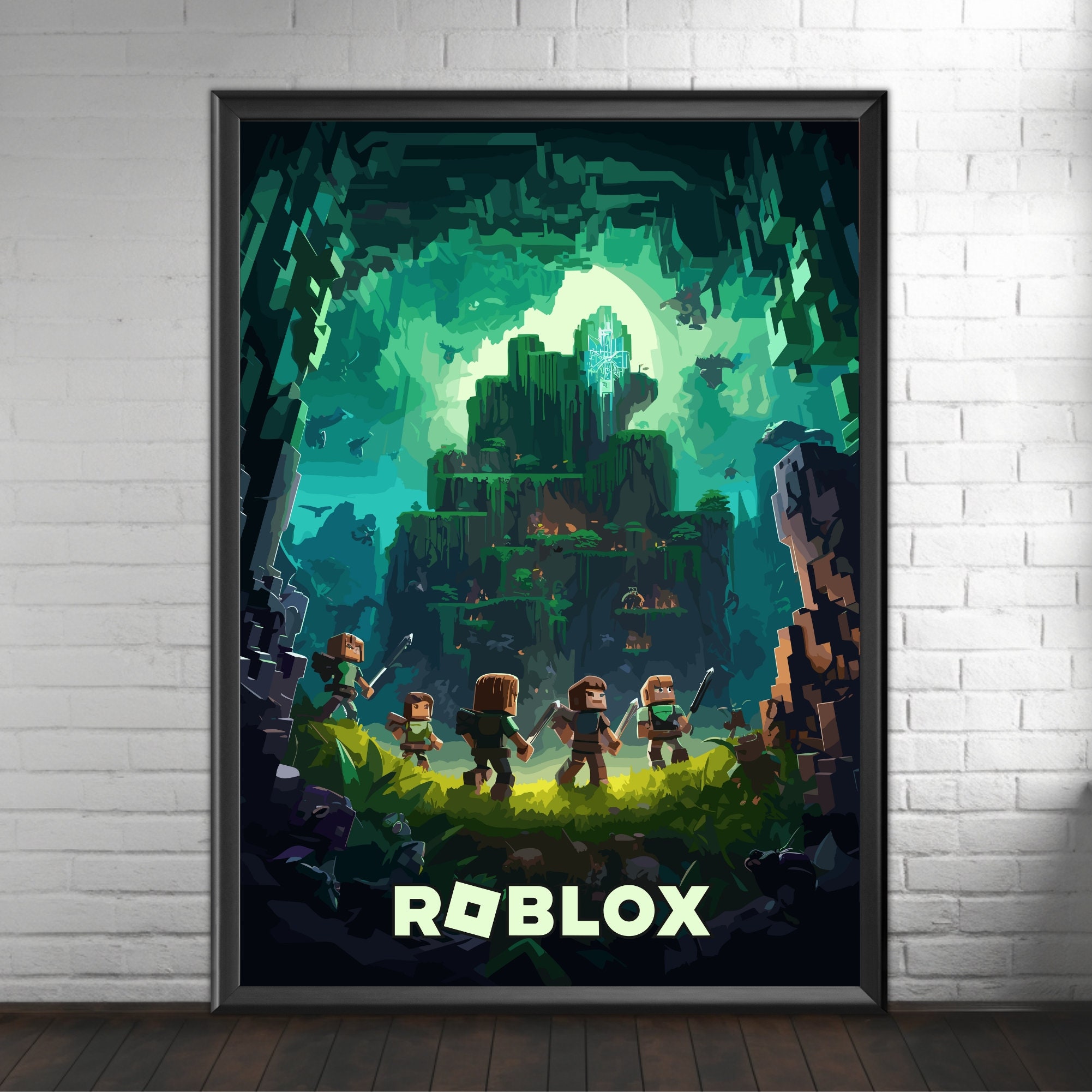 ROBLOX ONLINE GAME POSTER A4 PRINT