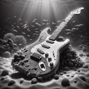 fichier gravure laser guitare stratocaster