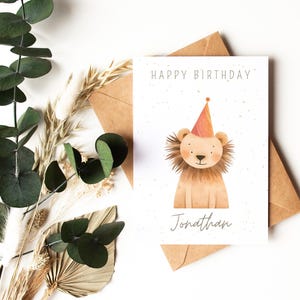 Personalisierte Karte Geburtstag Kind Geburtstagskarte Baby Kind erster Geburtstag