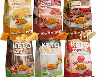 Keto Chips Cracker, Chips 75g CambioLabs Ohne Kohlenhydrate