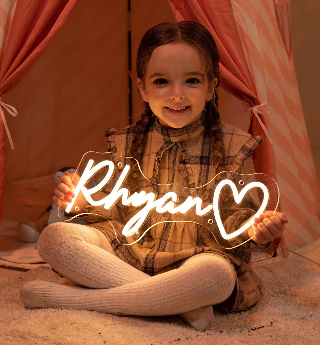 Custom Neon Sign Battery Operated Neon Wedding Neon Sign Etsy