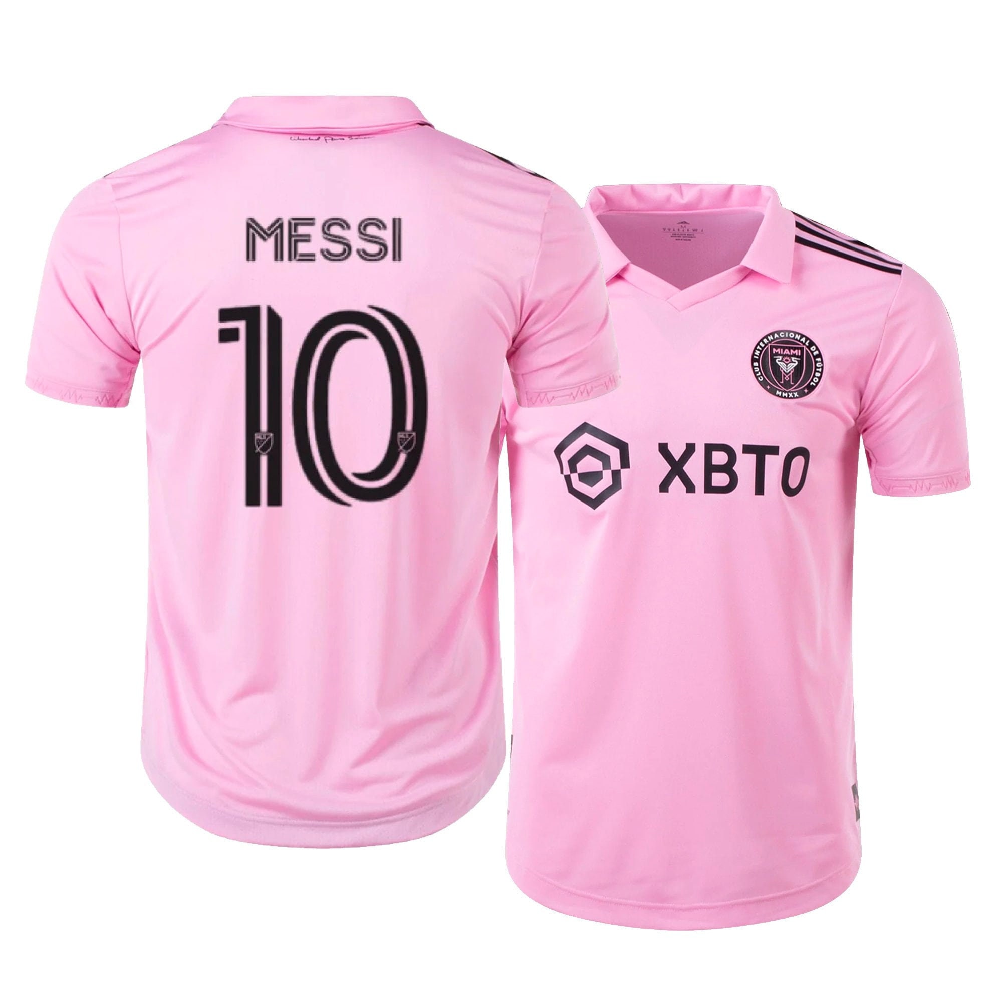 Messi Jersey Set Soccer Kit Pink or Black NEW 23/24 Uniform Etsy