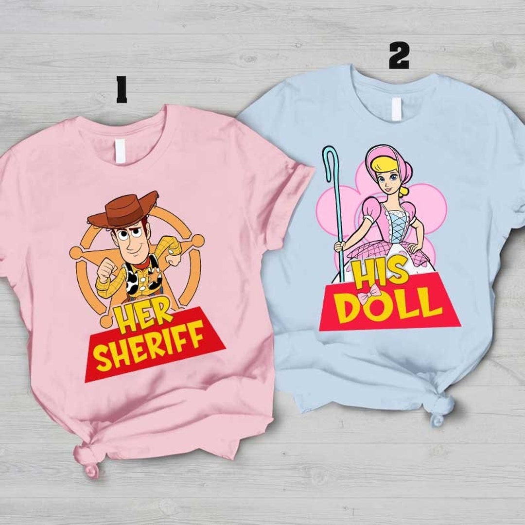 Toy Story Birthday Shirt Her Sheriff His Doll, Woody Shirt Toy Story ...