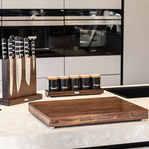 Knife Block Without Knives Etsy