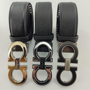 Designer leren riem - designer herenriem - luxe riem - tailleriem - leren riem - riem van hoge kwaliteit - snelle verzending