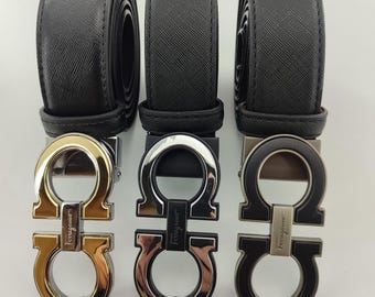 Cinturón de cuero de diseñador - Cinturón de diseñador para hombre - Cinturón de lujo - Cinturón de cintura - Cinturón de cuero - Cinturón de alta calidad - Envío rápido