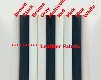 Tela de Cuero de Diseño / Tela Impermeable para Manualidades / Tela de Cuero y Cuero Sintético / Ligera y Flexible / Envío Rápido
