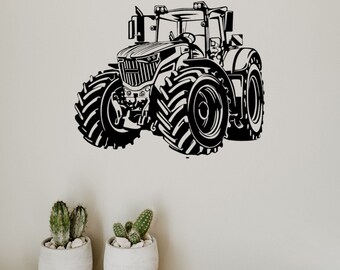 Décoration murale en métal pour intérieur ou extérieur. Tracteur FENDT VARIO