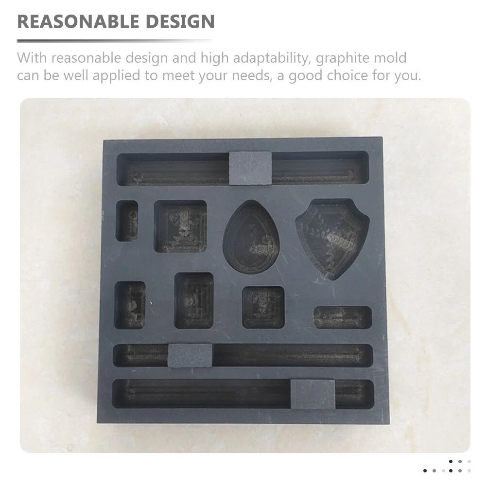 Ingot Molds Graphite, Small High Temperature Resistance, Metal Casting