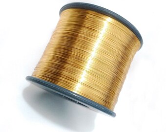 18K Gold Plated Copper Wire, For Jewelry Makings, High Quality Beading Wire, DIY Crafting Wire, Jewelry Beading Copper Crafts, Metal Wires