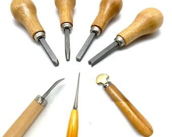 Outil de sertissage de pierres précieuses pour bijoux, poussoir d'outil à main, pour sertissage de diamants, avec manche en bois, instrument à main, outil de bijoutier artisanal