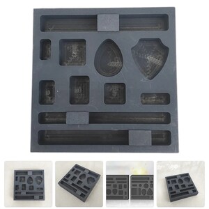 Ingot Molds Graphite, Small High Temperature Resistance, Metal Casting Kit, Graphite Ingot Molds, Craftsmanship Casting, for Jewelry Makings