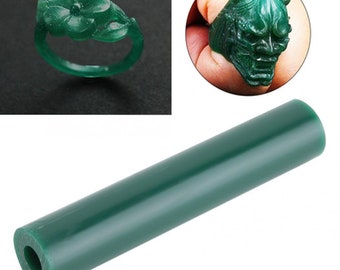 Carving Wax Tube, Round Green Carving Tube, Jewelry Processing, For Creating Designing Jewelry Wax, Hole Tube Carving Ring Casting Mold
