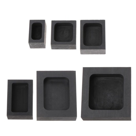 Graphite Square Mold Gold Silvers Ingot Metal Molds Casting