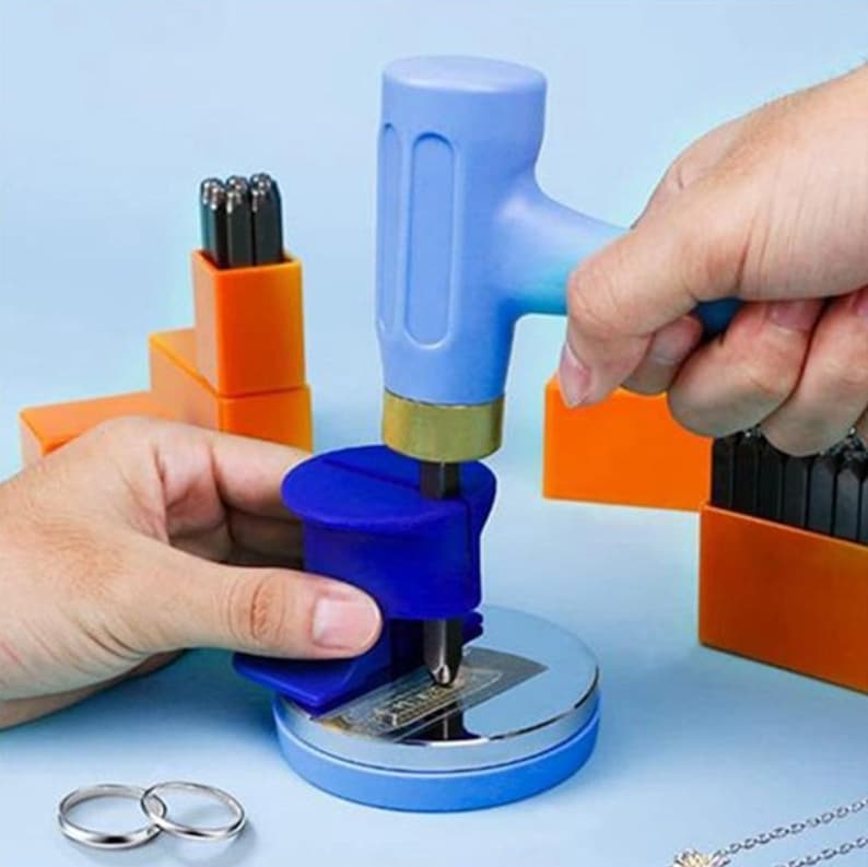 Metal Leather Stamping Kit, for Jewelry Making Numbers Alphabet Stamp