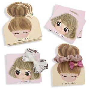 Display Cards for DIY Kid Hair Accessories, 50Pcs, Hair Clip Display Card, Hair Bow Packaging Card, Kids Jewelry Display
