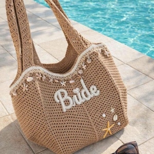 Bride beach bag,bride bag,beach bag,tote bag,personalised bag,bride,honey moon beach bag gift,personalised beach bag