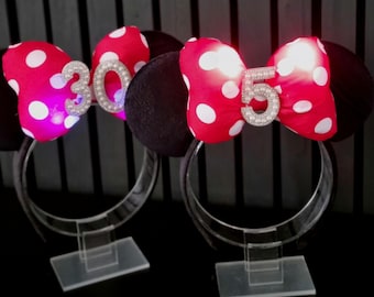 Mouse ears,birthday mouse headband,mouse ears,birthday headband,girls birthday headband, sequin mouse ears,