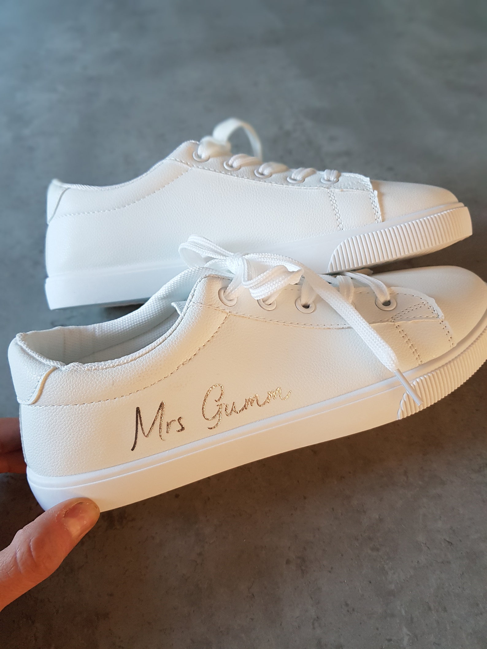 Personalised Wedding Trainers,bride Sneakers,wedding Trainers,wedding ...