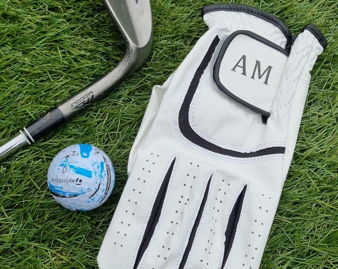 personalised golf glove, mens personalised golf glove, golf gift, personalised golf gift,fathers day golf gift, golf accessories, golf gift