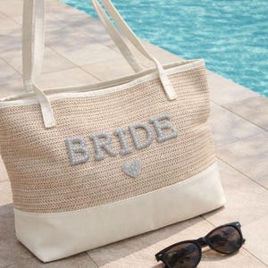 bride beach bag,bride honeymoon beach bag,batchelorette bag,wedding bride gift,wife gift wedding bag, hen party bag bride