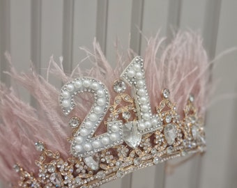 30th,40th,50th,21st,18th birthday crown,30th headband, 40th headband, birthday crown,birthday tiara