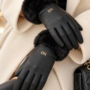 Womens leather gloves,personalised gloves,personalised driving gloves,faux leather gloves,womens Christmas gift,wife Christmas gift,mum gift