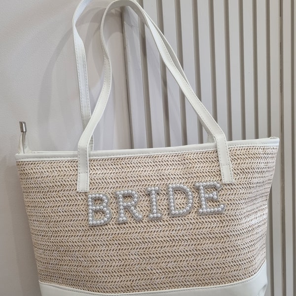 sac de plage,sac de la mariée,sac de plage,sac fourre-tout,sac personnalisé,cadeau de la mariée,cadeau enterrement de vie de jeune fille,cadeau fête des mères, sac en paille, sac de plage personnalisé