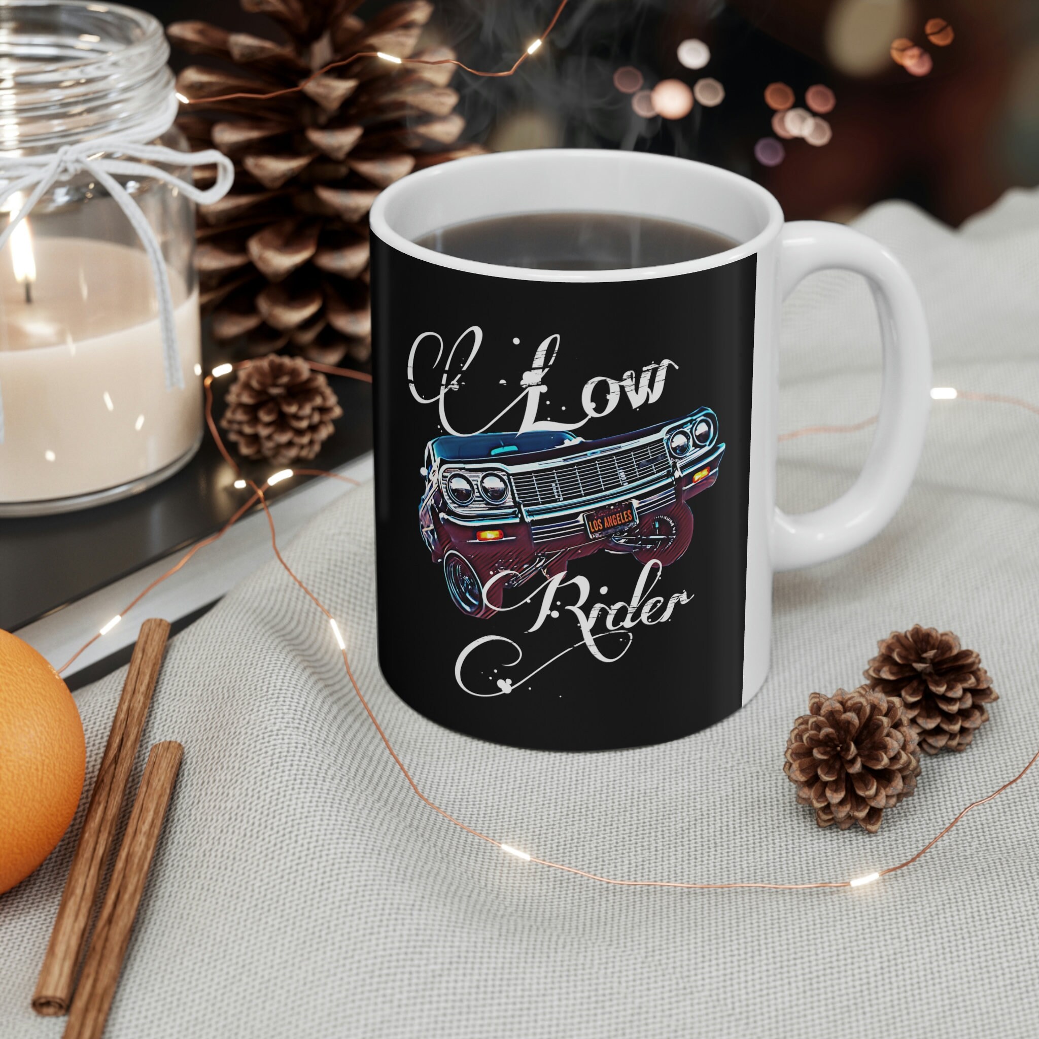 80s Classic Movie Cars Coffee Mug